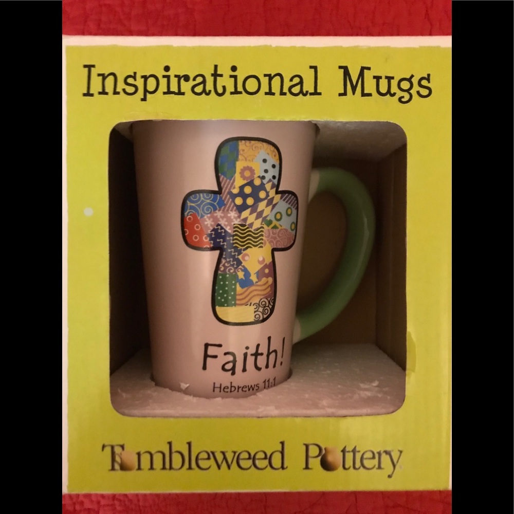 Inspirational Mugs Tumbleweed Pottery Tall 15oz